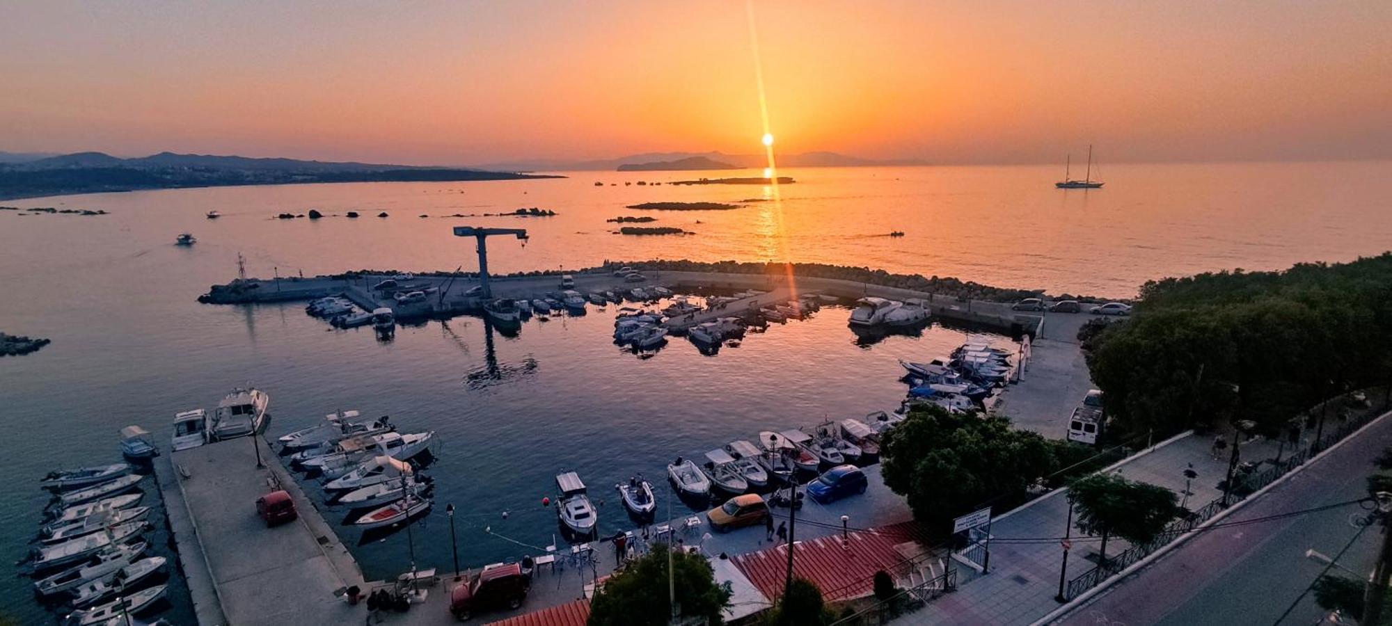 ハニアPanoramic Sea Viewアパートメント エクステリア 写真