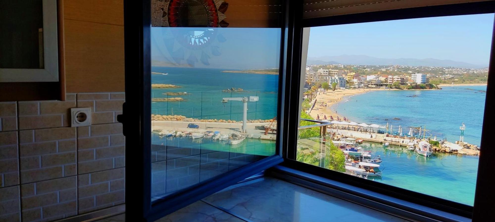ハニアPanoramic Sea Viewアパートメント エクステリア 写真
