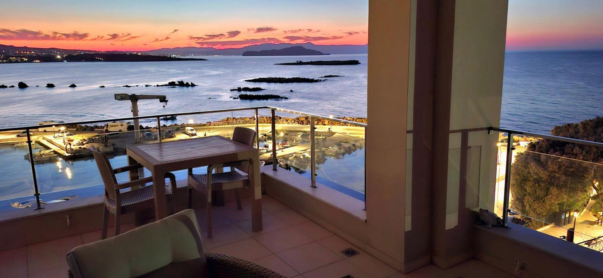 ハニアPanoramic Sea Viewアパートメント エクステリア 写真